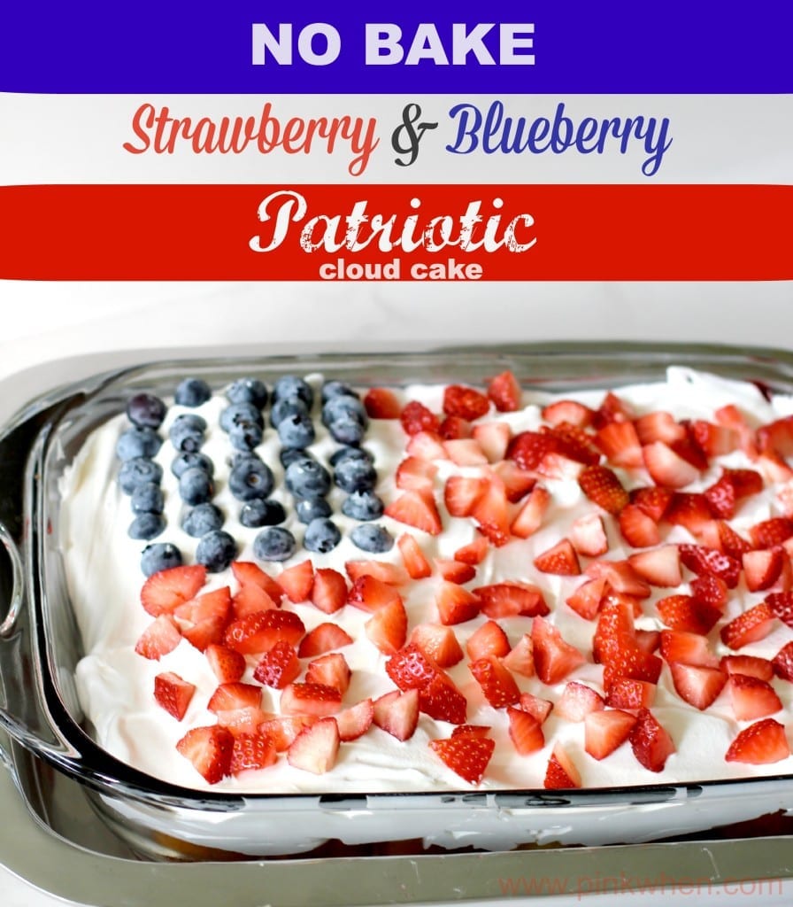 No-Bake-Strawberry-Blueberry-Patriotic-Cloud-Cake-5