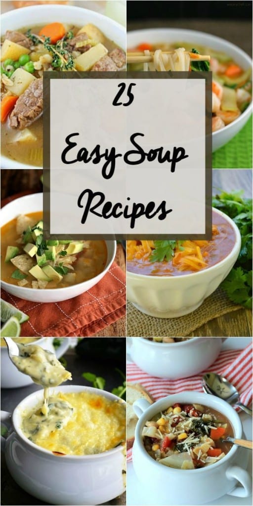25 Easy soup recipes