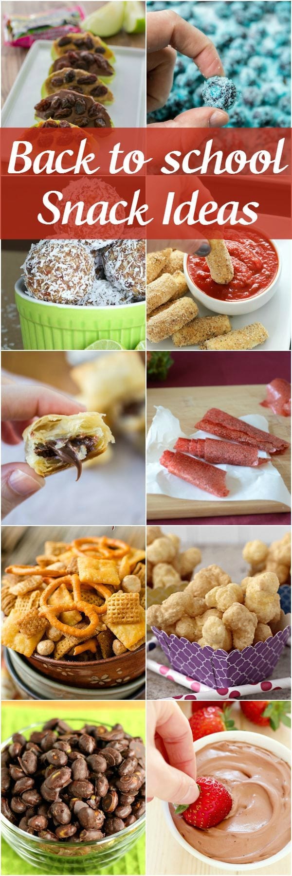 Back to school snack ideas you need to try!  So many great ideas that are quick, easy and totally tasty {via yummyhealthyeasy.com}