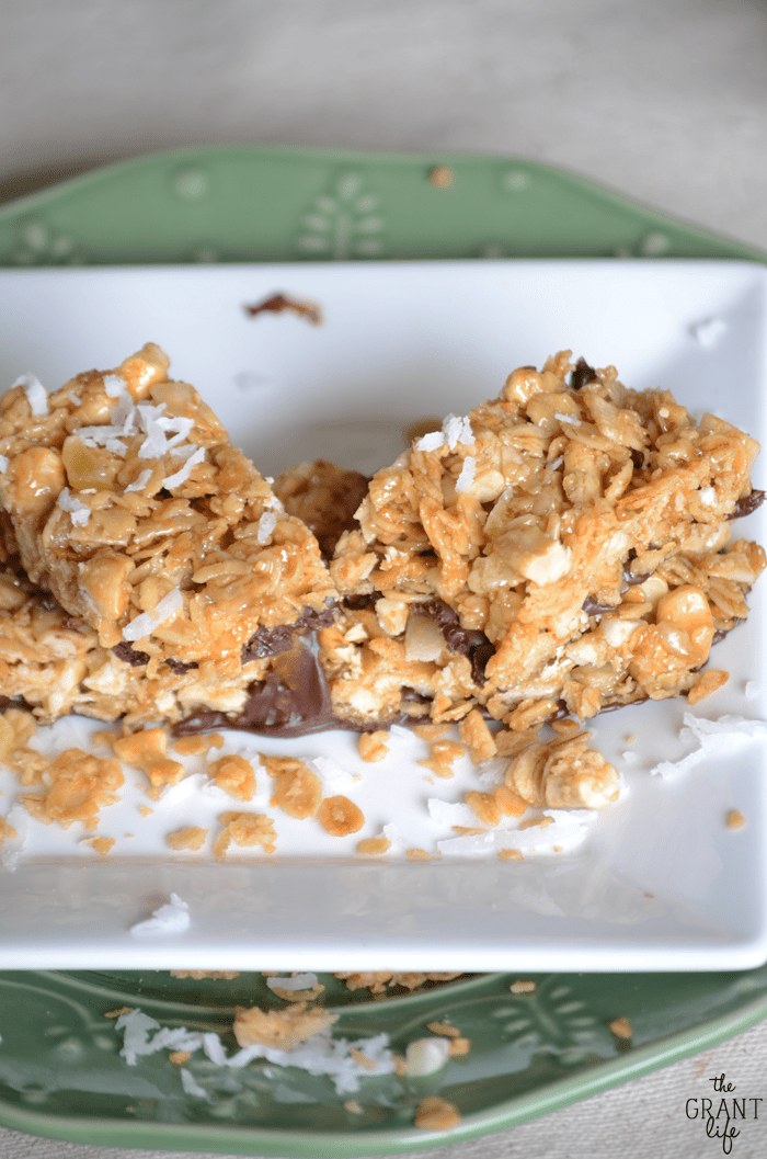 Tropical Granola Bar Recipe - great for in a lunchbox or to grab after school!